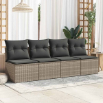 2-osaline aiadiivani komplekt，aiam&ouml;&ouml;bli komplekt，V&auml;lim&ouml;&ouml;bli komplekt patjadega, hall, rotang/akaatsia CFE684423