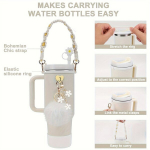 Stanley Cupi tarvikute komplekt: k&auml;epide, varrukas, &otilde;lgkate, ripatsid. Rivex, heleroosa