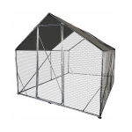 Koduloomade metallist aedik, 2x3x2,2 m