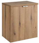 Vannitoakapp, seinale paigaldatav, tammepuust evoke NOVA 50 x 40 x 60 cm