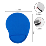 Aksessuaarid, Geel-randmekaitsega kontori hiirematt M&auml;ngulaua hiirepadi randmetugi, sinine