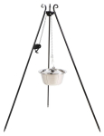 Roostevabast terasest panniga statiiv CookKing 180 cm + m&auml;his