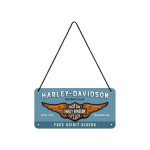 Metallplaat 10x20 cm / Harley-Davidson logo
