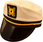 Fancy Dress Sailor Captain Hat, UNI