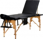 Kokkupandav massaažilaud Bodyfit, must