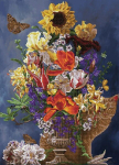 Teemantmosaiik Garden in gold 72x52 cm