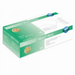&Uuml;hekordselt kasutatavad latekskindad (lateks)kindad (ilma pulbrita), S suurus, Unigloves Select Plus, valge, 100 tk.