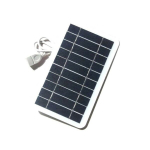 Akupank A-klassi pol&uuml;silicon 5V 400mA p&auml;ikesepatarei, 2W USB v&auml;ljund