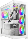 Korpus Xilence korpus XILENT Gleam (valge, Tempered Glass)
