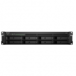 Synology NAS seade RS1221+, 4 tuuma AMD Ryzen V1500B 2.2 GHz, 4 GB m&auml;lu, 8 pesa, 4 RJ45, 1 eSATA, 2 USB 3.2, 49.89 W
