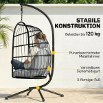 Rippuv tool alusega 101x105x196 cm helehall kokkupandav pol&uuml;rotang