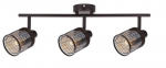 Candellux laelamp Canabera, pruun/must
