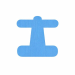 Kinesioloogiline teip, 9,3 x 8,8 cm, 22 tk