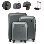 3 Kohvrite Komplekt Wings Plover Dark Green