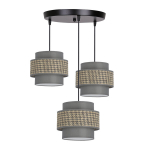 Candellux rippvalgusti Luccia, must/hall