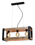 Candellux rippvalgusti Varna 33-79077, must/pruun