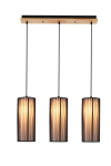 Candellux rippvalgusti Kyoto 50103219, must/puiduv&auml;rv