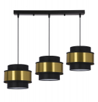 Candellux rippvalgusti Prestige 33-17932, must/kuldne