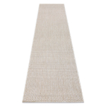 Sisalist vaip SION A5165A Melange tasapindkoes ekru / kreem 250x60 cm, sobib kasutamiseks terrassil v&otilde;i r&otilde;dul, 60x250 cm