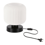 Laualamp Candellux Estilo 41-49940 must sokkel, valge vari, E27