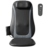 Seljamassaažija Shiatsu 105x45x10 cm Must Nahk