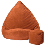 Tumba Mega Dot Velour XXL, oranž