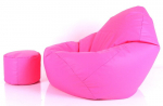 Tumba Mega Comfort XXL, kunstnahast, roosa