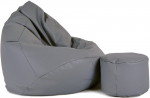 Tumba Mega Comfort XXL, kunstnahast, tumehall
