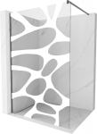 Mexen Kioto du&scaron;isein Walk-in 70 x 200 cm, valge laine 8 mm, gun gray harjatud - 800-070-101-66-97, 70 x 200