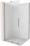 Mexen Velar libisev du&scaron;isein Walk-in 90 x 200 cm, mattklaas 8 mm, harjatud vask - 871-090-000-33-65, 90 x 200 cm