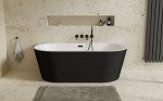 Vann Besco Vica New B&W Matt 150, koos Klik-klak Graphite &uuml;levooluga slim