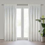 Eurofirany kardin Avena, 135x270 cm, valge/kuldne