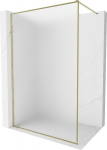 Mexen Kioto-F du&scaron;inurk Walk-in raamiga 110 x 202 cm, matt 8 mm, kuldne - 800-110-104-50-30