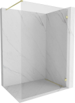 Mexen Lunar du&scaron;inurk Walk-in parem 80 x 200 cm, l&auml;bipaistev 8 mm, kuldne harjatud - 830-080-000-55-00-P