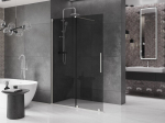 Mexen Velar l&uuml;kand du&scaron;isein Walk-in 130 x 200 cm, grafiit 8 mm, harjatud nikkel - 871-130-000-43-97