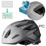 Vayox Active rattakiiver Led valgusega, suurus M (55-58 cm), valge