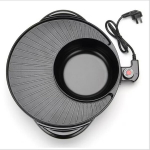 Veladranth multifunktsionaalne grill ja pott WG-7458, 1 tk., must