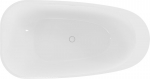 Mexen Giada vaba seisev vann 170 x 90 cm, valge l&auml;ige, valge &uuml;levool - 52741709000-20, 170 x 90 cm