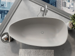 Mexen Imola iseseisev vann konglomeraadist 170 x 88 cm, betoon matt - 57281708561, 170 x 88 cm