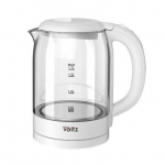 Oliver Voltz 5OV51230XW, elektriline veekeetja, 2200 W, 1,7 l, k&otilde;rgekvaliteediline klaaskorpus, valge