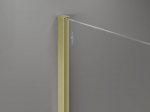 Mexen Kioto-X Walk-in du&scaron;inurk 70 x 70 cm, l&auml;bipaistev 10 mm, kuldne harjatud - 800-070-202-55-00-070-X