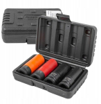 Forsage l&ouml;&ouml;kotsikute komplekt F-4032TH44, 4 tk, 1/2", CrV, 6 k&uuml;lge, plastikkohvris