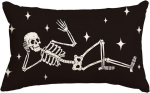Halloweeni dekoratiivp&uuml;&uuml;r luukere ja t&auml;htedega 30x50 cm &mdash; padjap&uuml;&uuml;r, halloween kaunistused, kodutekstiil, ristk&uuml;likukujuline padjap&uuml;&uuml;r, diivanikaunistused, s&uuml;giskaunistused, t&otilde;mblukuga padjap&uuml;&uuml;r