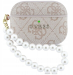 GUESS 4G PEARL STRAP &Uuml;MBRIS AIRPODS PRO 3 K&Otilde;RVAKLAPPIDELE, ELEGANTNE RIPUTUS JA KAITSE