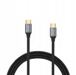 Usb-c Thunderbolt 3 kaabel, 1,5 m, 20 gbps, 8k 60 Hz, 100 W