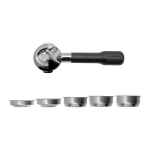 Portafilter Lelit PLA572S 57 mm Premium, 2 tila