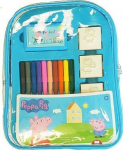 Multiprint Stamps Peppa Pig seljakott Sinine