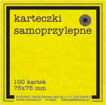 Fluo kleepsud 75x75mm 100K kollane - Promised Land