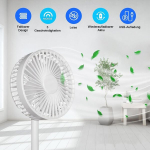 Veladranth vaikne kokkupandav ventilaator LY-7184, 1 tk., valge