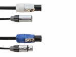 Kombineeritud kaabel Eurolite DMX P-Con/3-pin XLR, 3m